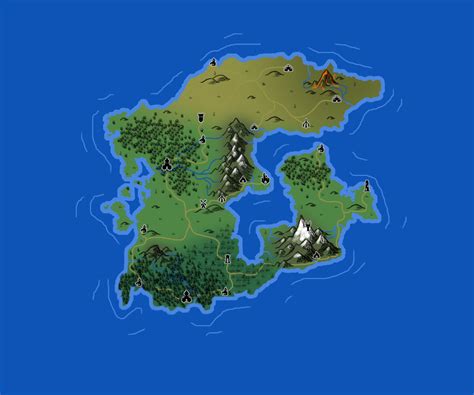 How To Make A Fantasy Map In Photoshop 36 Steps