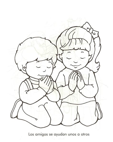 PZ C: niño para colorear