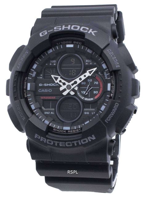 Polymer case of round shape. Reloj para hombre Casio G-Shock GA-140-1A1 GA140-1A1 ...