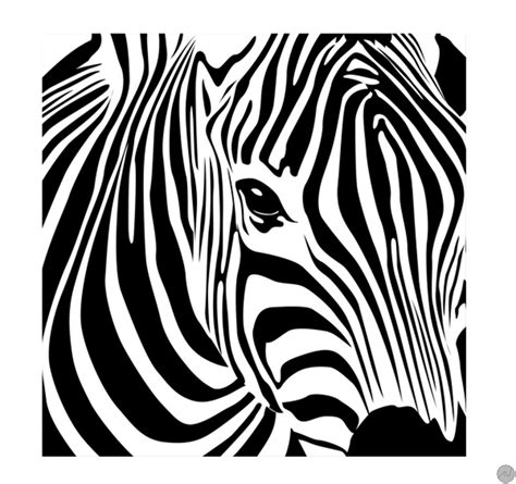 Easy Drawing Of Black And White Animal Free Zebra Clipart Black And