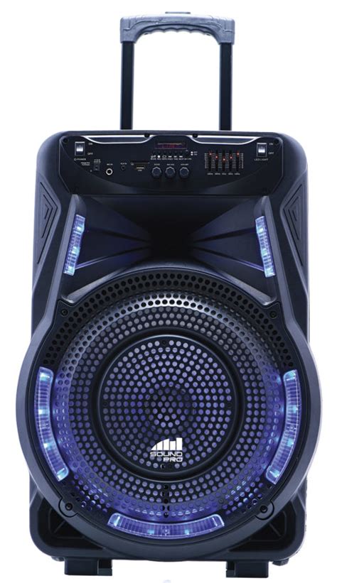 Portable 15″ Bluetooth Party Speaker With Disco Light Naxa Electronics