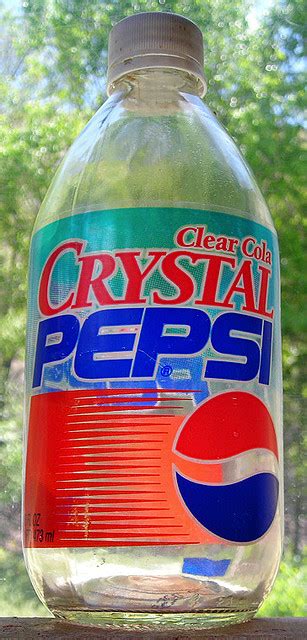 Has anyone ever tried crystal pepsi? Inventos fallidos de marcas famosas (Coke II y cosas así ...