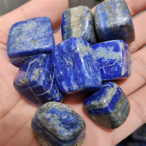 Natural Lapis Lazuli Blue Stone Lasurite Gravel Rock Crystal Quartz