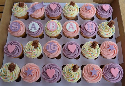 Make your birthday wishes more fabulous and realistic by writing names and photos on 16th birthday cakes. Little Paper Cakes: 24 16th Happy Birthday Sabah Cupcake ...