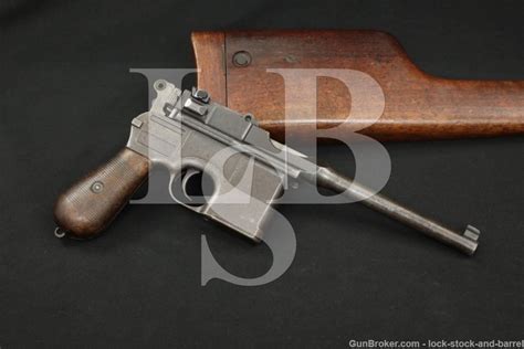 Mauser C96 C 96 Broomhandle 763x25mm 30 Semi Automatic Pistol 1914 C
