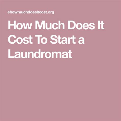 Much of that can be financed. How Much Does It Cost To Start a Laundromat | Laundromat ...