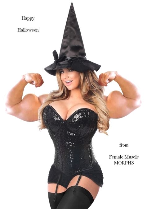 Female Muscle Morphs Halloween By Turbo On DeviantArt In Muscular Women Deviantart