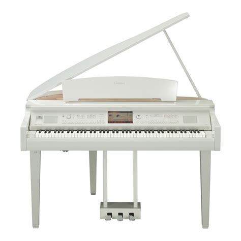Yamaha Cvp 709 Clavinova Digital Grand Piano Polished White At Gear4music