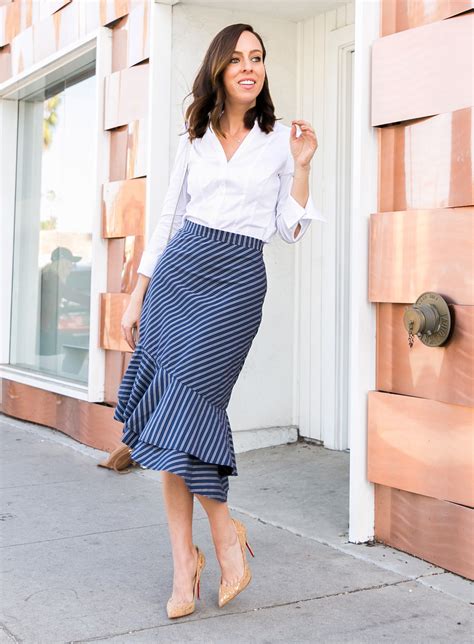 How To Wear A Striped Pencil Skirt From Work To Weeked Sydne Style
