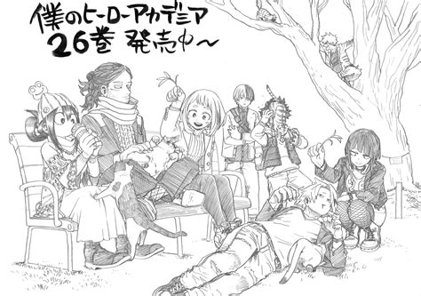 Horikoshis New Sketch To Celebrate The Release Of Volume 26 R