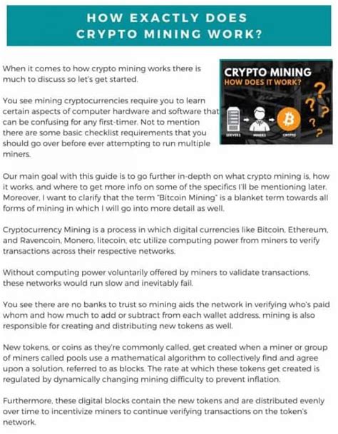 Utc updated mar 8, 2021 at 2:36 p.m. Complete 2021 Crypto Mining Guide - Start Mining in The ...