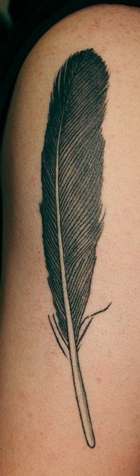 Raven Feather Tattoos Science Tattoo Feather Tattoos