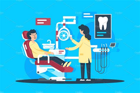 The Dentist Healthcare Illustrations ~ Creative Market