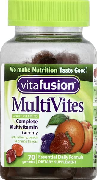 Vitafusion Multivites Complete Multivitamin Adult Vitamin Gummies 70