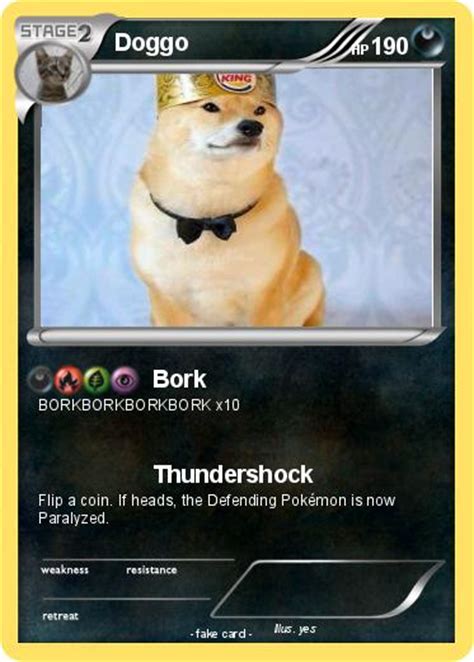 Pokémon Doggo 36 36 Bork My Pokemon Card