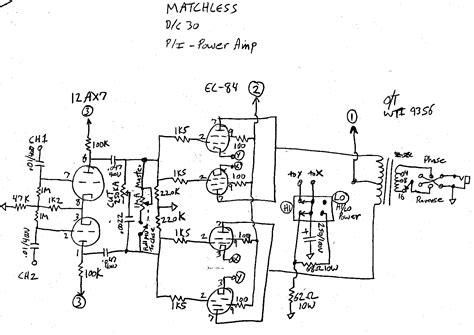 Index Of Schematics Music Amps Matchless Dc