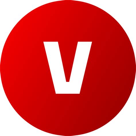 Letter V Generic Circular Icon