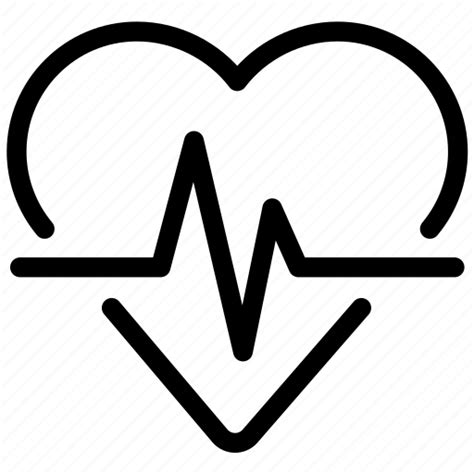 Cardio Cardiology Health Heart Heartbeat Lifeline Pulse Icon 978