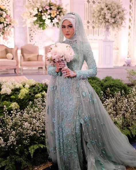 Ide Baju Pesta Pernikahan Muslimah Ldq Inspirasi Gaun Pengantin Untuk