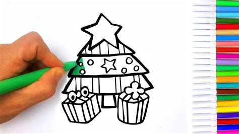 Impara a disegnare con questi video divertenti. Disegno Albero di Natale | Disegni facili ma belli - YouTube