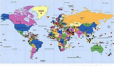 Us Bases In Europe Map Map Of Us Army Bases World Map Us Military Bases