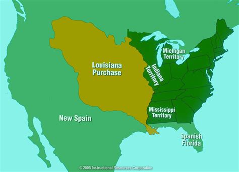 Louisiana Purchase Map With States