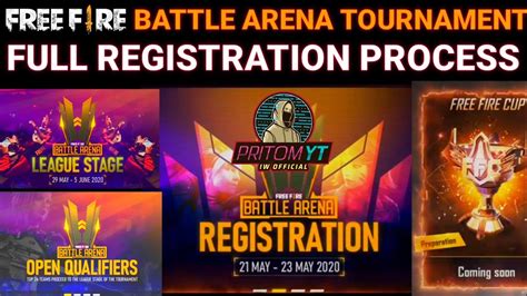 The reason for garena free fire's increasing popularity is it's compatibility with low end devices just as. FREE FIRE BATTLE ARENA TOURNAMENT FULL REGISTRATION ...