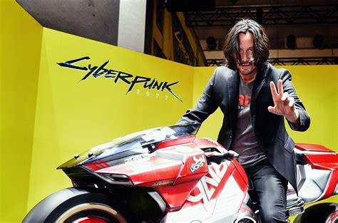 But with keanu reeves being tied up in things, it's become much more of a possibility. a cyberpunk film wouldn't necessarily mean a movie adaptation of cyberpunk 2077. Keanu Reeves Visits Cyberpunk 2077 Booth at Tokyo Game Show