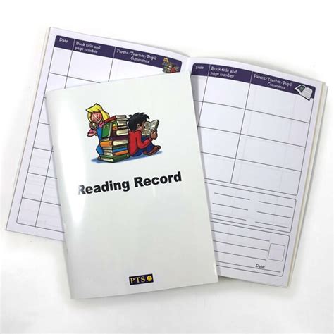 Reading Record Book Children Theme A5 40 Pages