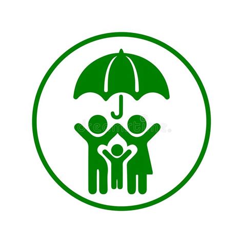 If you pay a certain amount of money (premium) to the insurance company, the insurance company will pay a certain amount of money (death benefit) to the person (beneficiary) you tell us to when the person whose life is being insured dies. Protection, Life Insurance Icon / Green Color Stock Vector - Illustration of care, white: 191997505