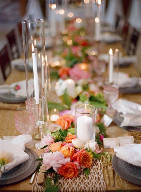 29 Fresh Floral Table Runners For Every Wedding Style Floral Table