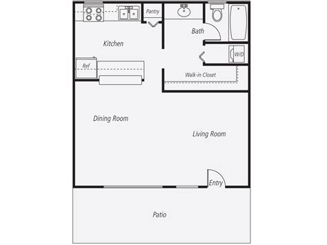 Studio Apartment Floor Plans 600 Sq Ft Flooring House