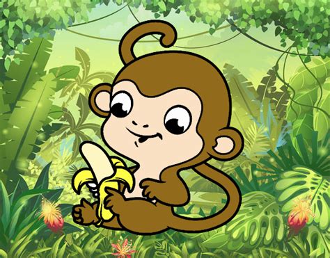 Desenho De Macaco Pintado E Colorido Por Usuário Não Registrado O Dia 23 De Julho Do 2022