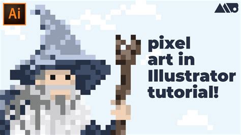 How To Make Pixel Art In Adobe Illustrator Tutorial Youtube