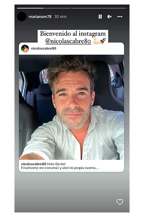 Nicolás Cabré Abrió Su Cuenta De Instagram Y Recibió La Bienvenida De