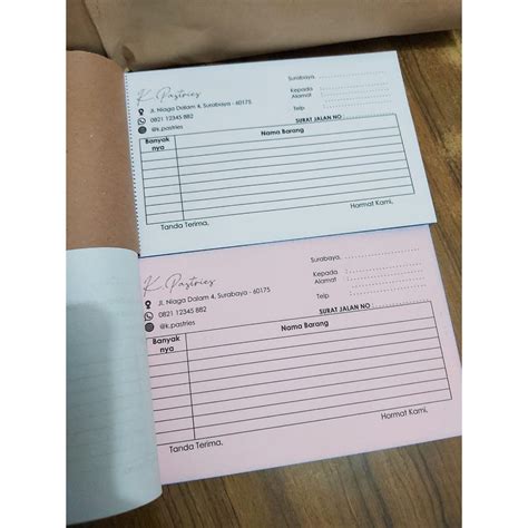 Jual Custom Cetak Nota Invoice Form Kertas Ncr Ukuran Folio F