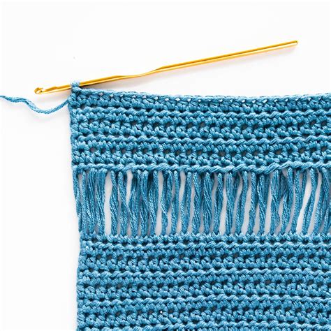 Crochet Drop Stitch Pattern