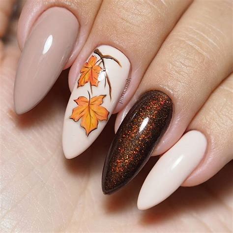 Pin By Liga Pastare On Nail Polish Autumn Nails Fall Nail Designs