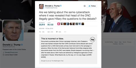 Now You Can Fact Check Trumps Tweets — In The Tweets Themselves The