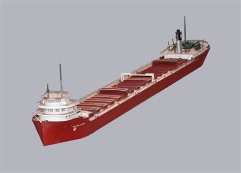 610′ Great Lakes Bulk Freighter N Scale Ships