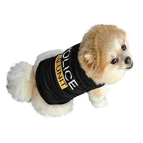 Sztara Law Enforcement Pet Dog Puppy Vest T Shirt Policeman Justice