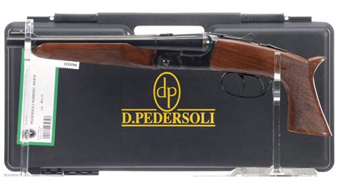 Pedersoli Howdah Double Barrel Pistol With Box Rock Island Auction
