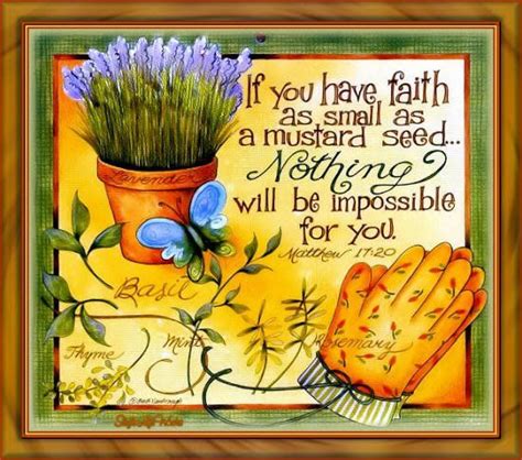 Faith Of A Mustard Seed Faith Bible Verse Art Jesus Is Lord