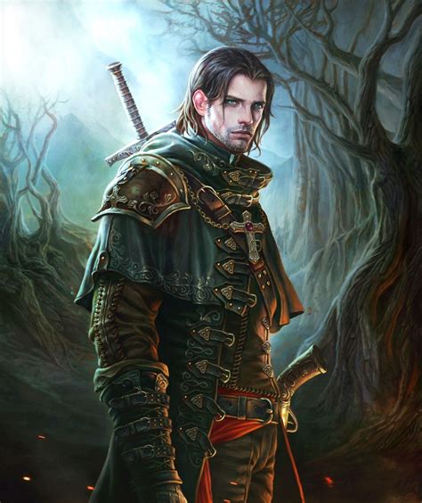 Fantasy Warrior Character Portraits Fantasy Male