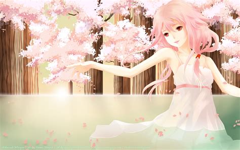 Wallpaper Illustration Anime Girls Cherry Blossom Pink Spring