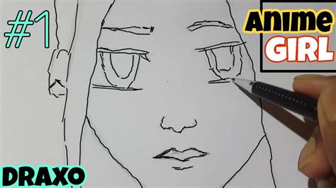 Easy Anime Girl Drawing Perfect Outline Tutorial For