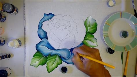 Roberto Ferreira Aprenda a Pintar Rosa Azul Acadêmica YouTube