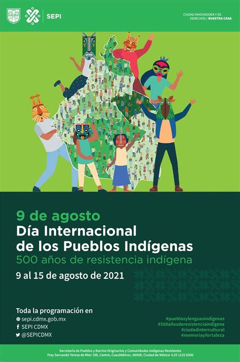Día Internacional De Los Pueblos Indígenas 2021 Agenda Sepi Cdmx