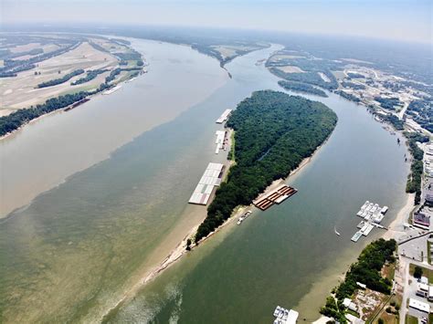 Aerial Shot Ohio River At Paducah Ky 6 7 20 Created By Dj Flickr