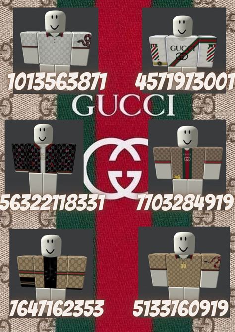 The Gucci Logo Is Shown In Four Different Colors And Sizes Including